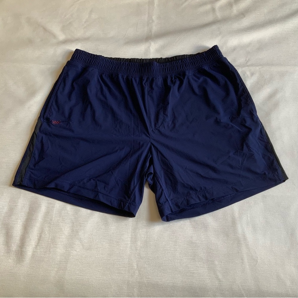 RHONE Dark Blue Athletic Shorts